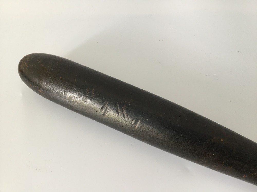 Two late 19thC truncheons View V