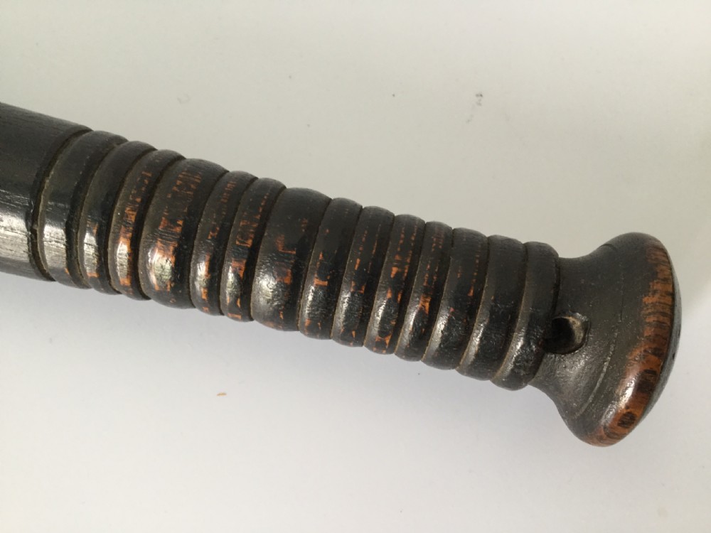 Two late 19thC truncheons View VI