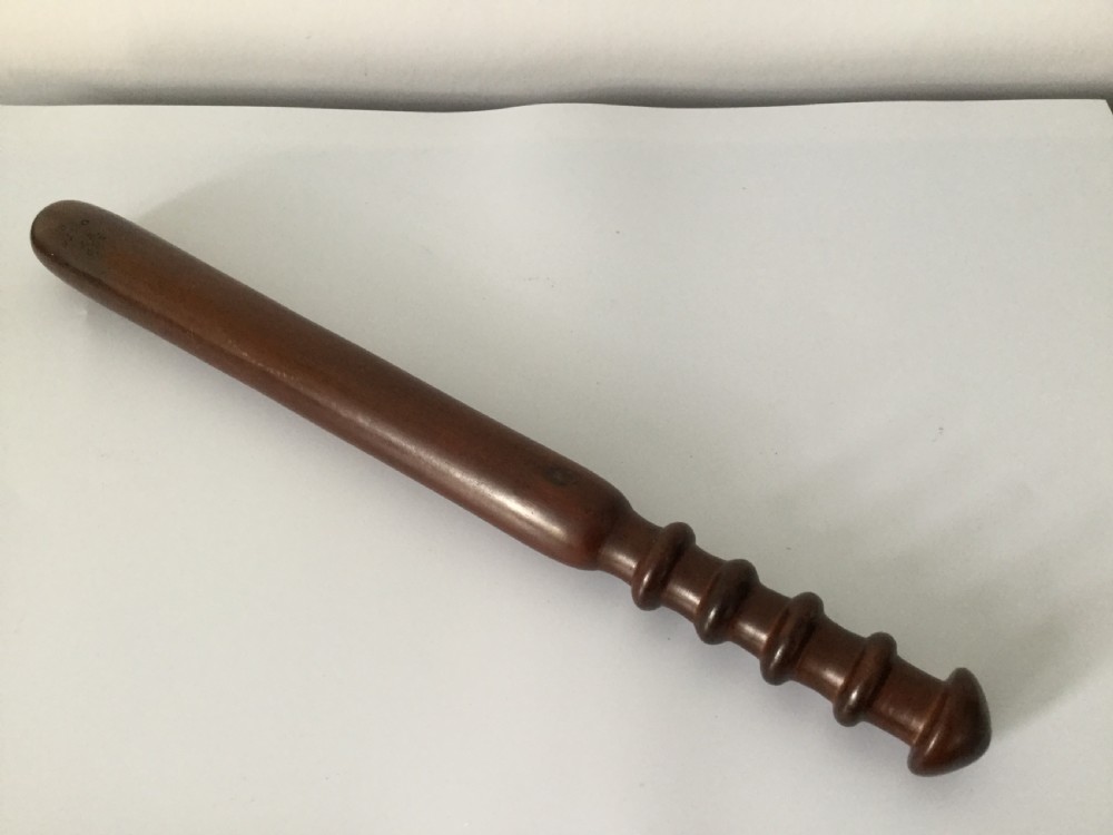 Two late 19thC truncheons View VIII