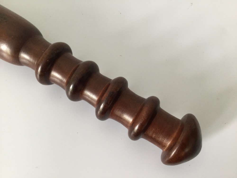 Two late 19thC truncheons View IX