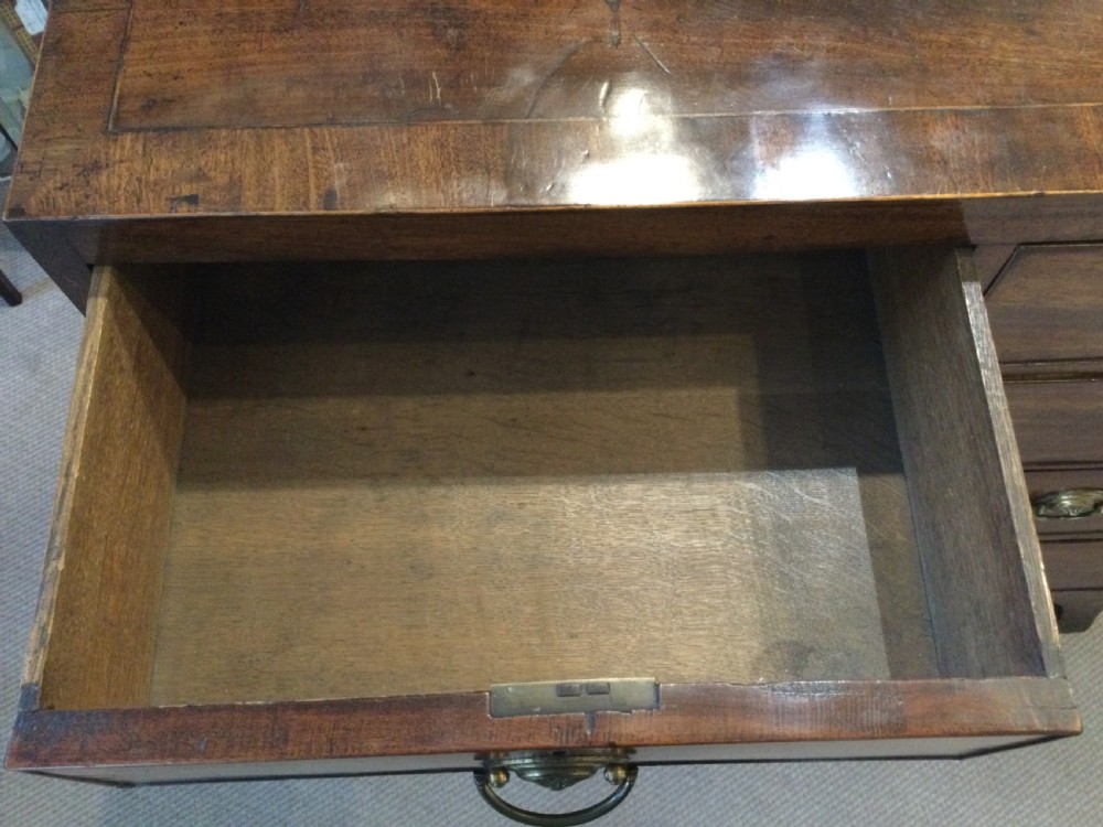 Georgian mahogany chest of drawers c1800 View VII