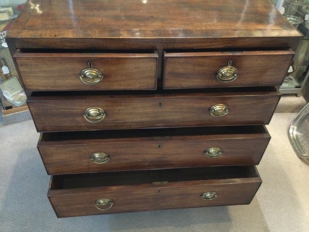 Georgian mahogany chest of drawers c1800 View VIII