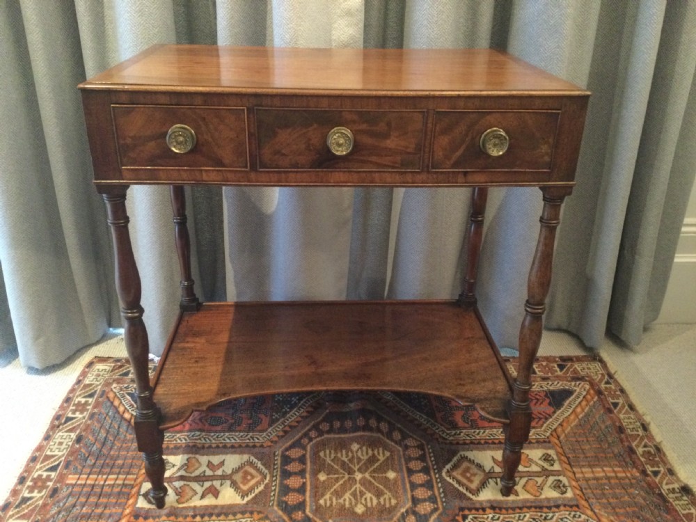Georgian mahogany side table c1800