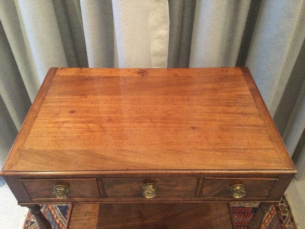 Georgian mahogany side table c1800 View II
