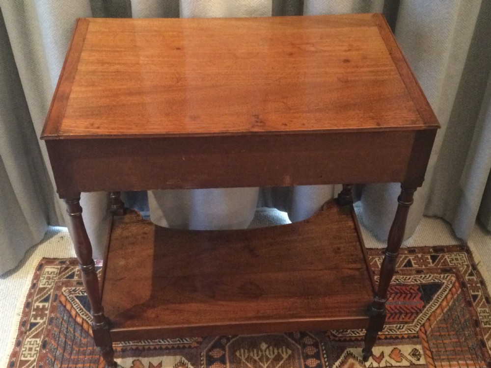 Georgian mahogany side table c1800 View VIII