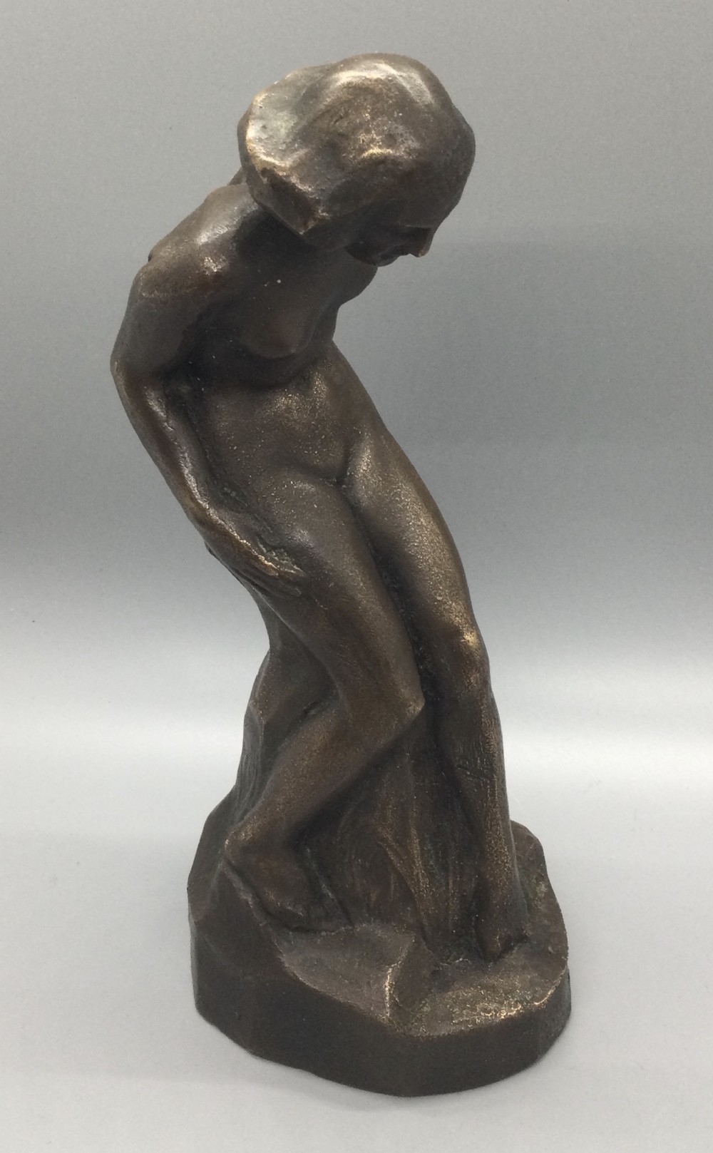 Art Deco era continental bronze figure c1920