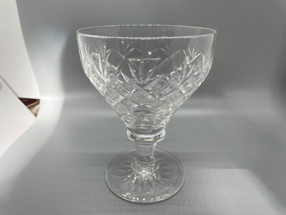 Edwardian pair of Georgian style rummers c1910 View V