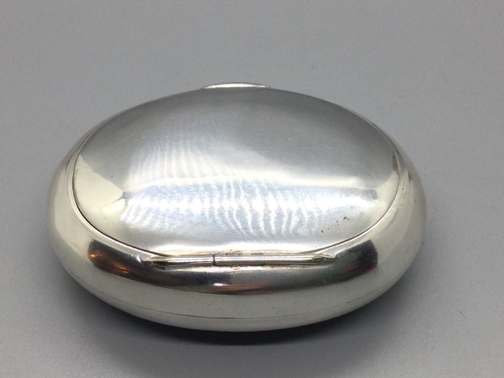 Edwardian silver snuff box Birmingham 1903 HENRY COOK View VI