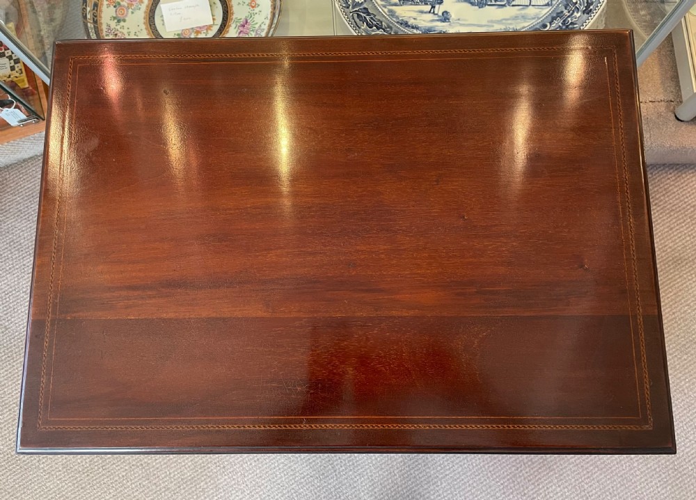 Edwardian mahogany nest of four tables c1900 View II