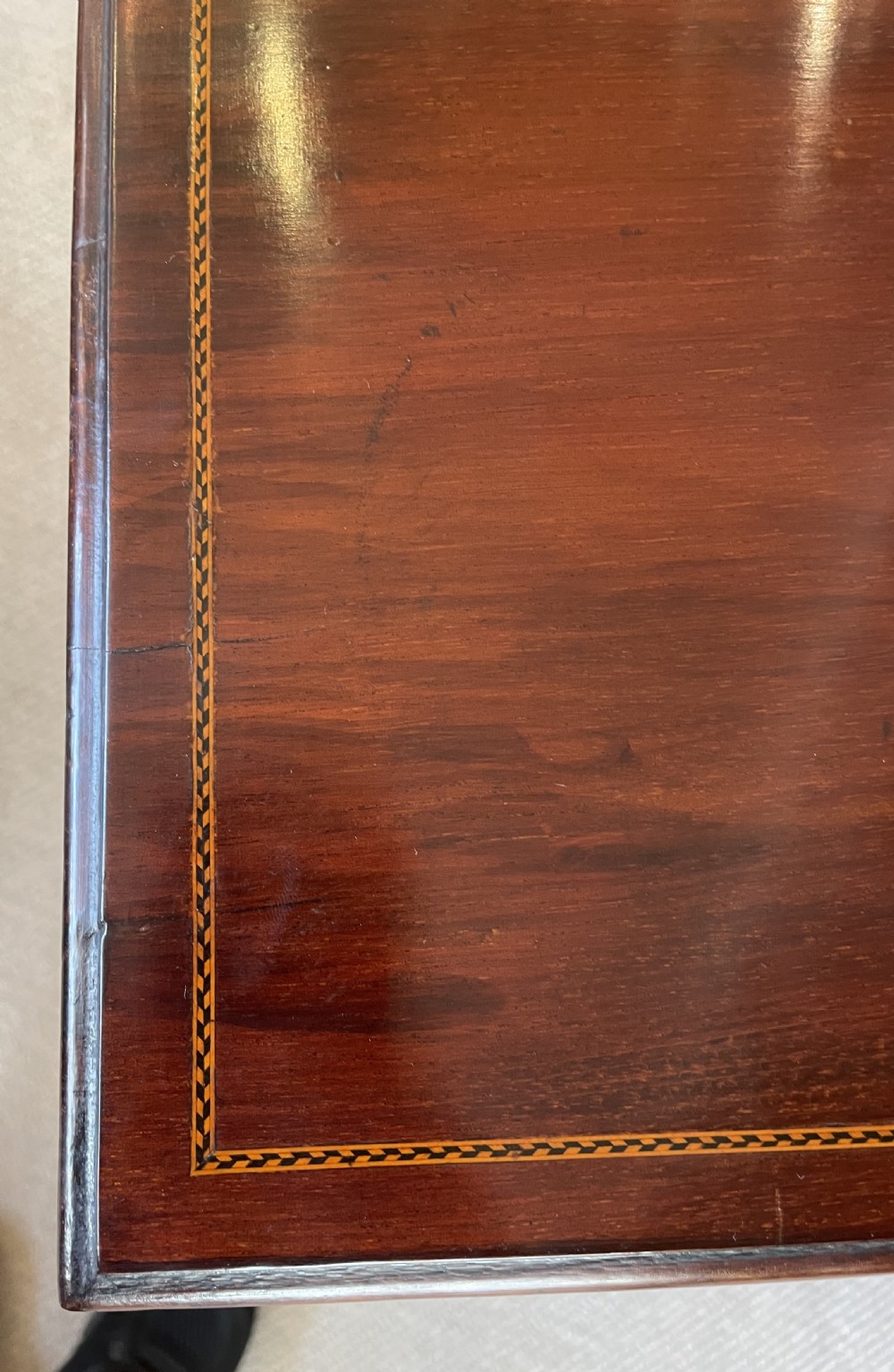 Edwardian mahogany nest of four tables c1900 View VIII