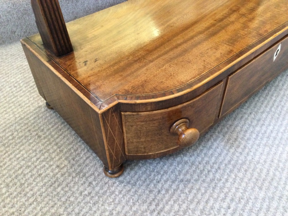 Georgian mahogany toilette mirror c1810 View IV