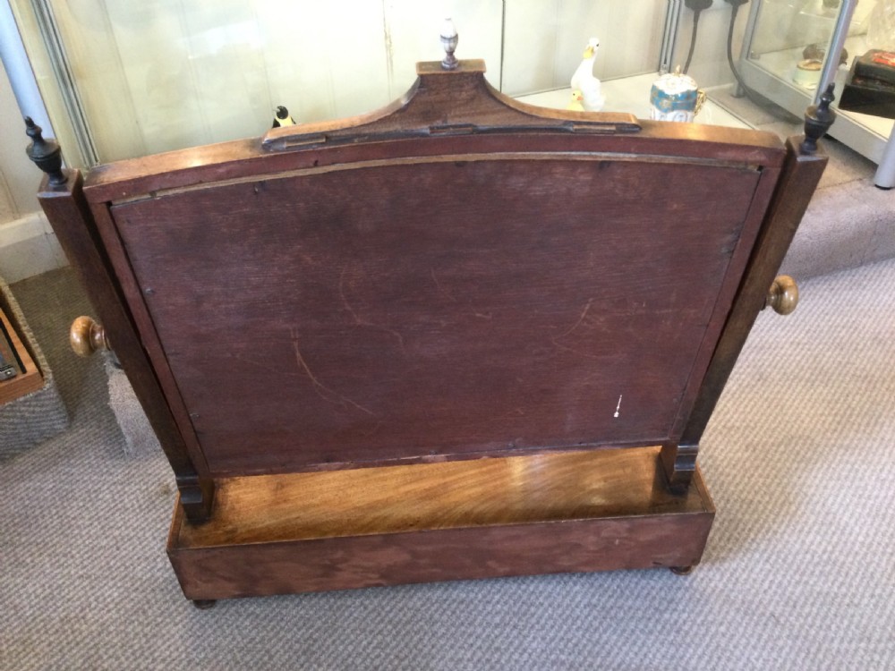 Georgian mahogany toilette mirror c1810 View VI