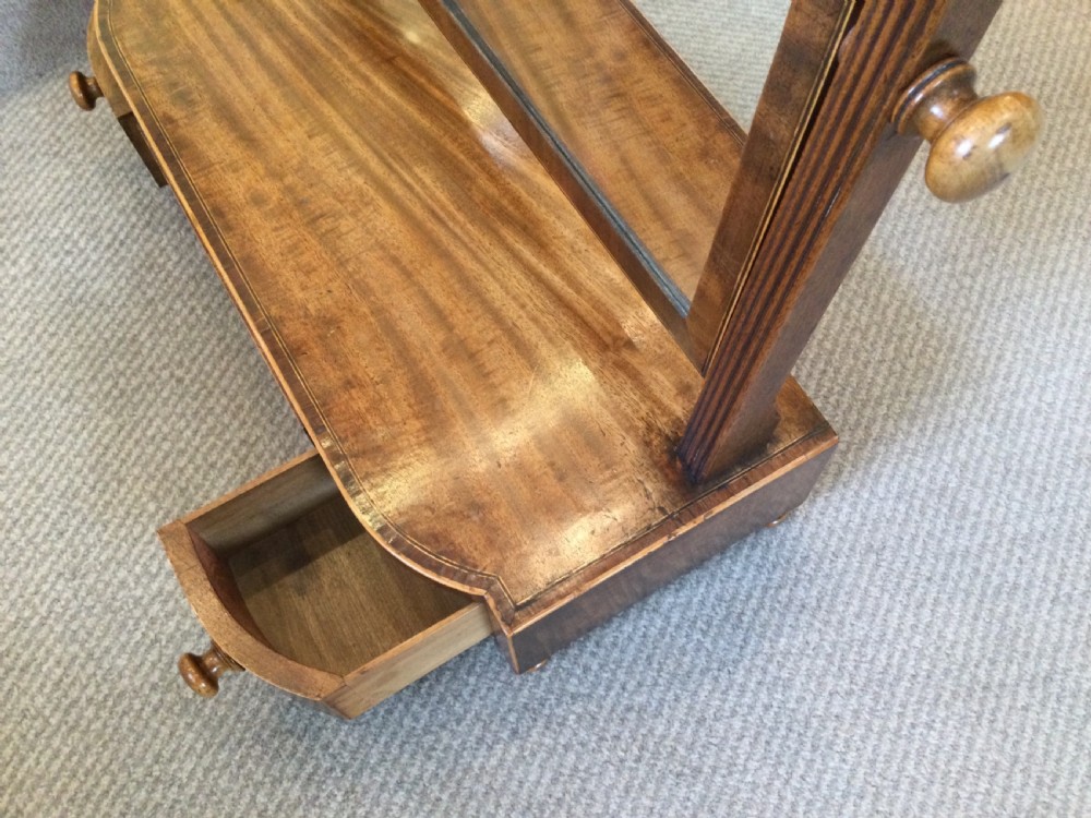 Georgian mahogany toilette mirror c1810 View VII