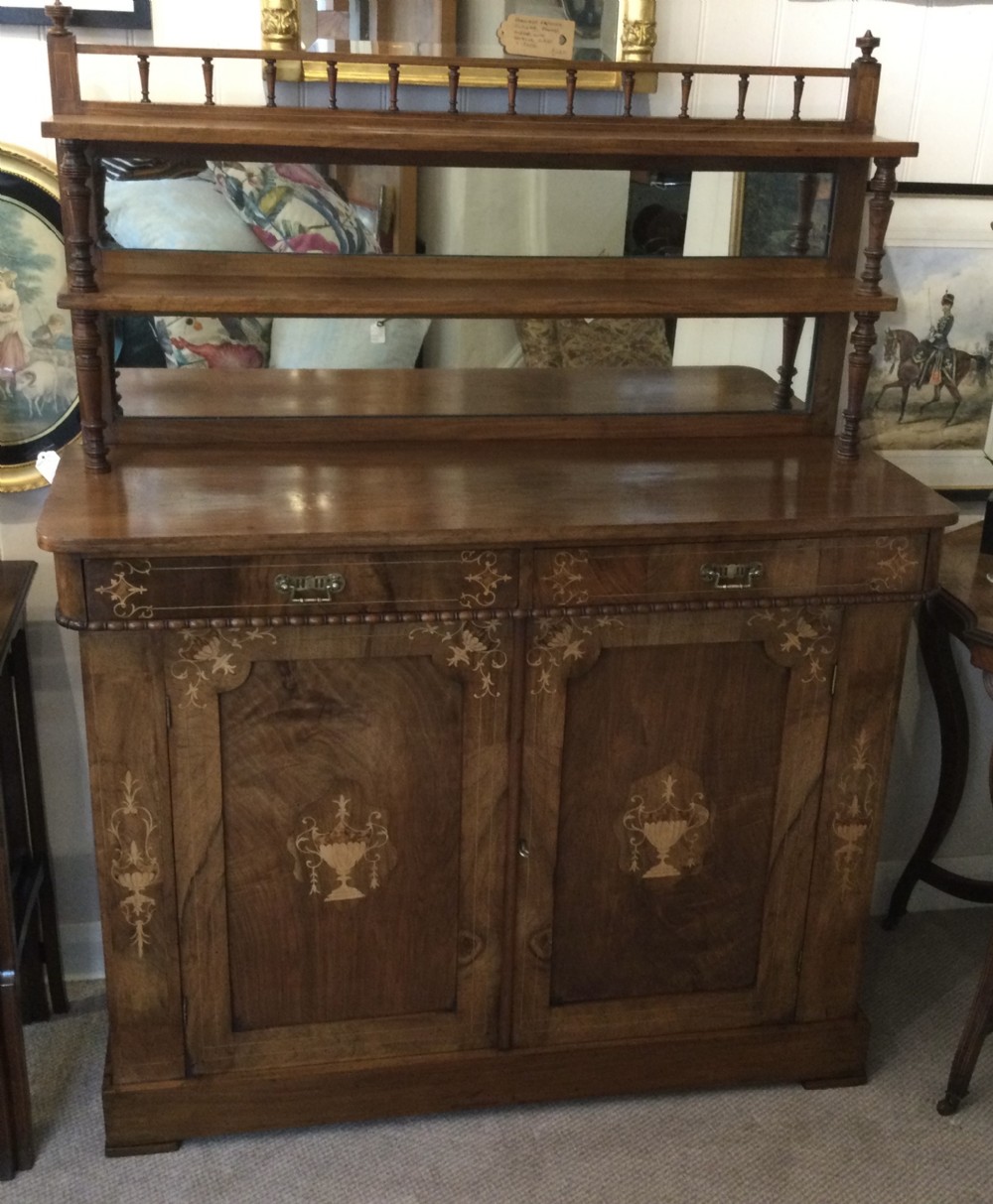 Victorian walnut chiffonier sideboard c1870