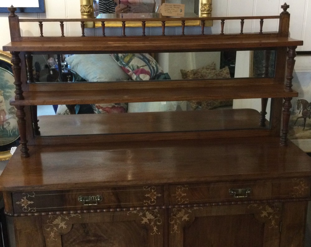 Victorian walnut chiffonier sideboard c1870 View IV