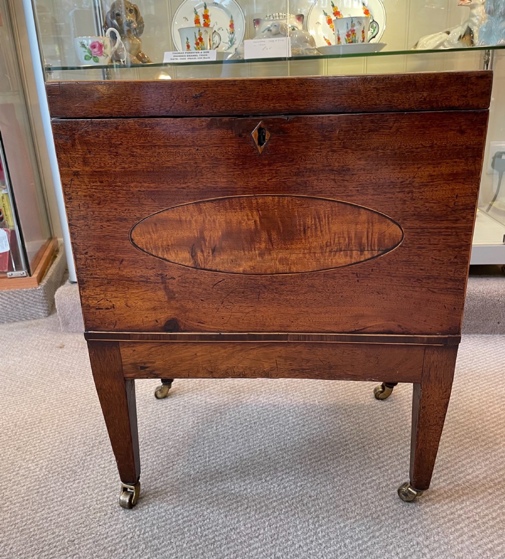 George III mahogany cellarette c1810