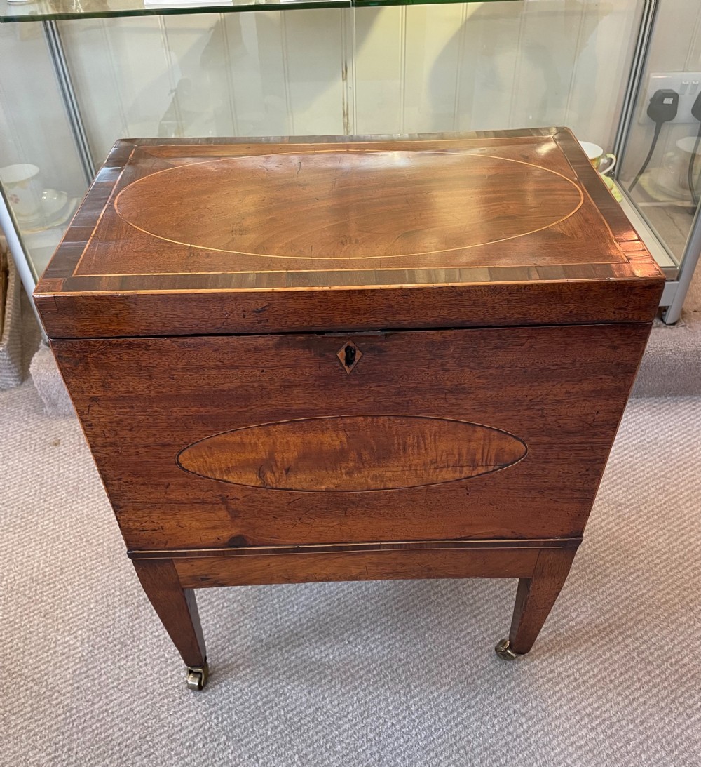 George III mahogany cellarette c1810 View II