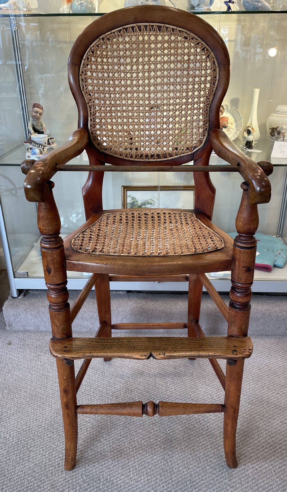 Victorian fruitwood child’s chair c1880