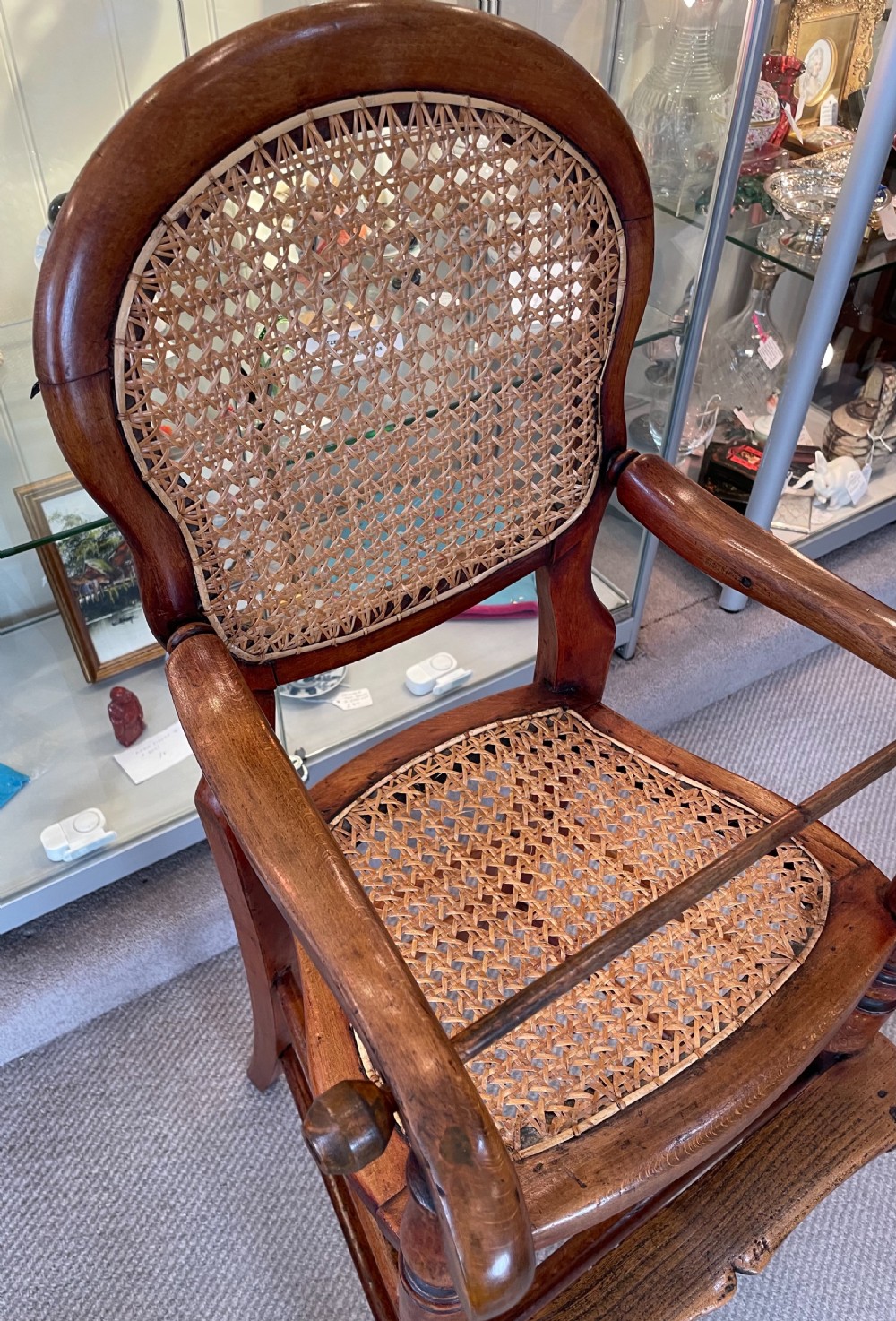 Victorian fruitwood child’s chair c1880 View VII