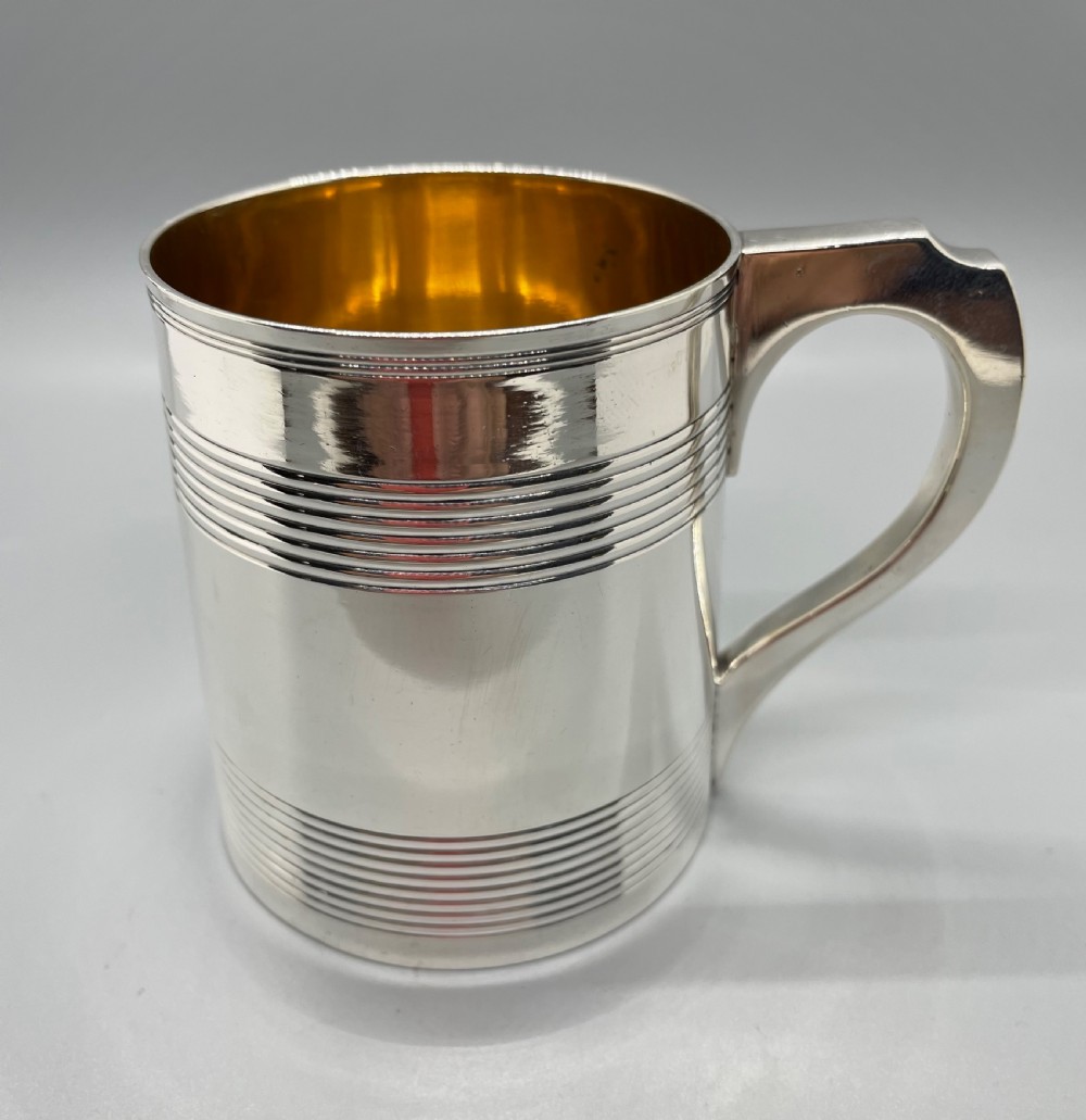 George III silver tankard mug London 1804