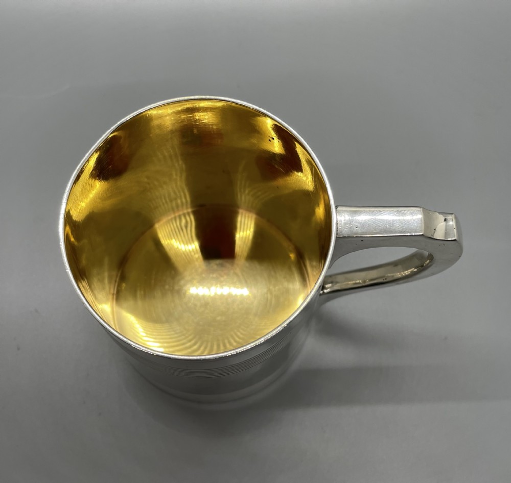 George III silver tankard mug London 1804 View III