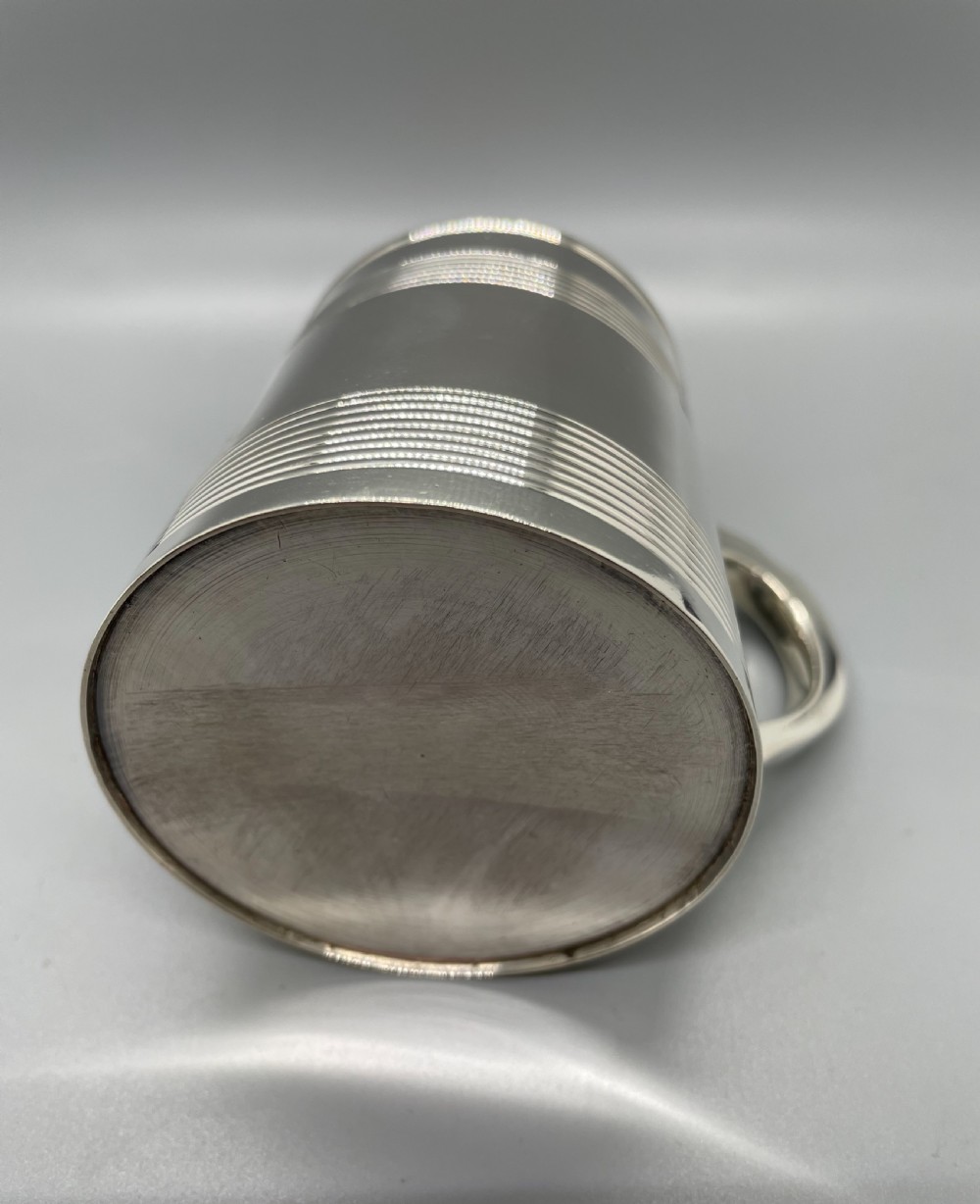 George III silver tankard mug London 1804 View VII