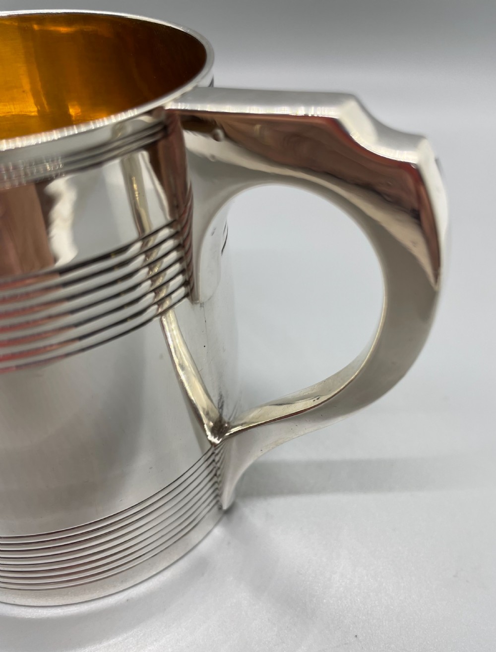George III silver tankard mug London 1804 View VIII
