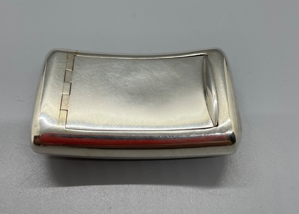 Georgian silver snuff box Birmingham 1807 View III