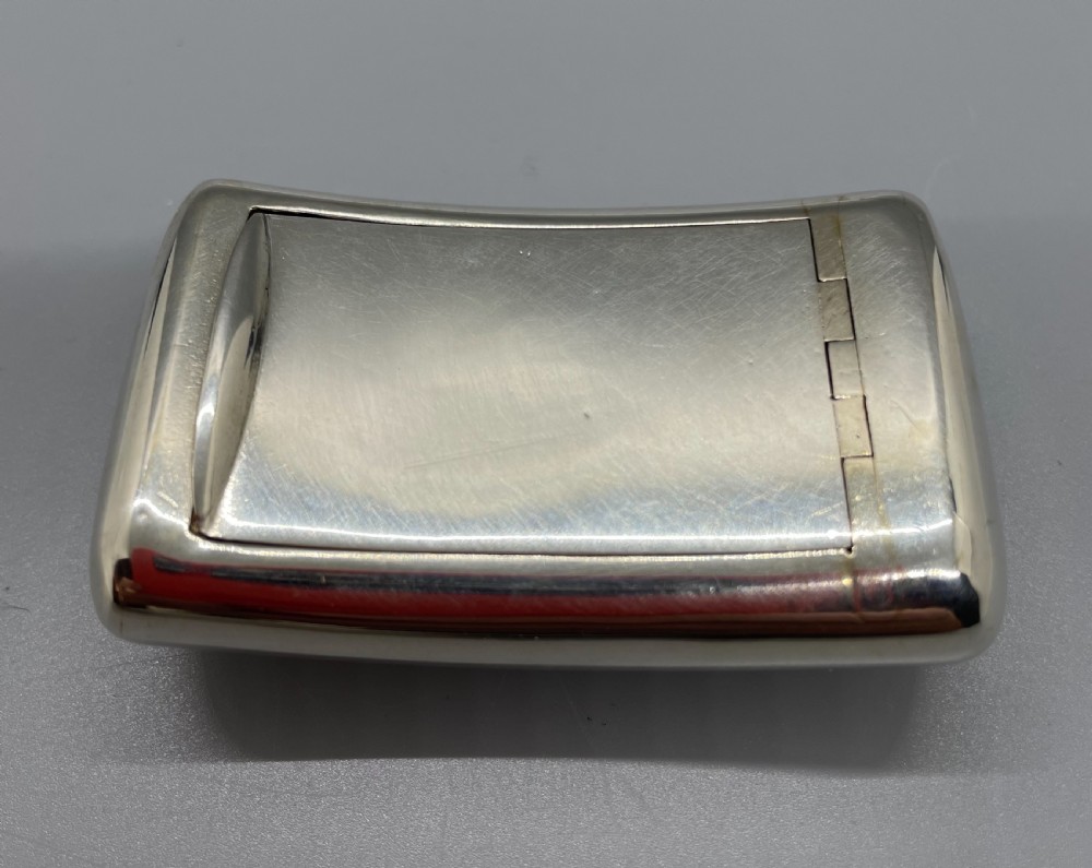 Georgian silver snuff box Birmingham 1807 View VII