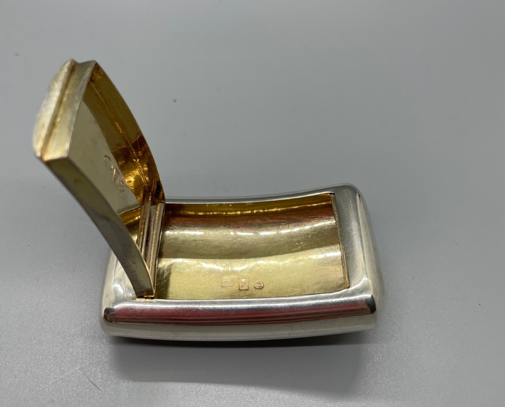 Georgian silver snuff box Birmingham 1807 View IX