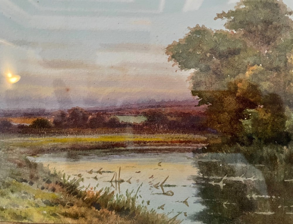 Edwardian watercolour GEORGE OYSTON (1860-1937) View III