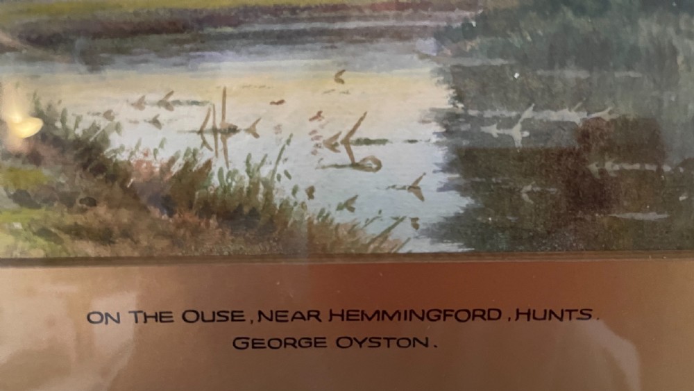 Edwardian watercolour GEORGE OYSTON (1860-1937) View V