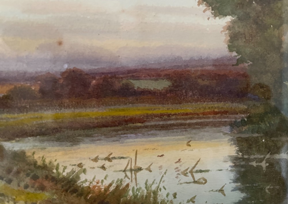 Edwardian watercolour GEORGE OYSTON (1860-1937) View VI