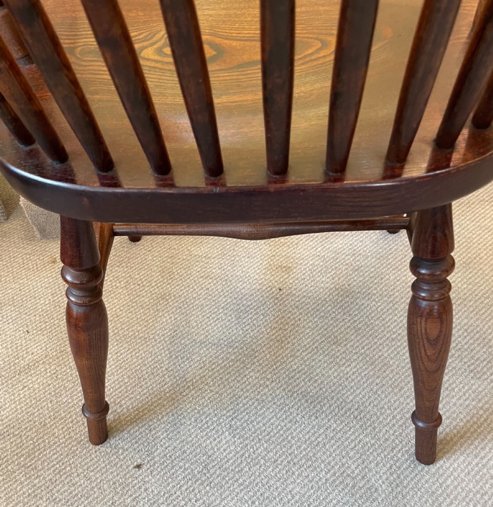 Late 19thC ash and elm hoop and stick back chair c1880 View X