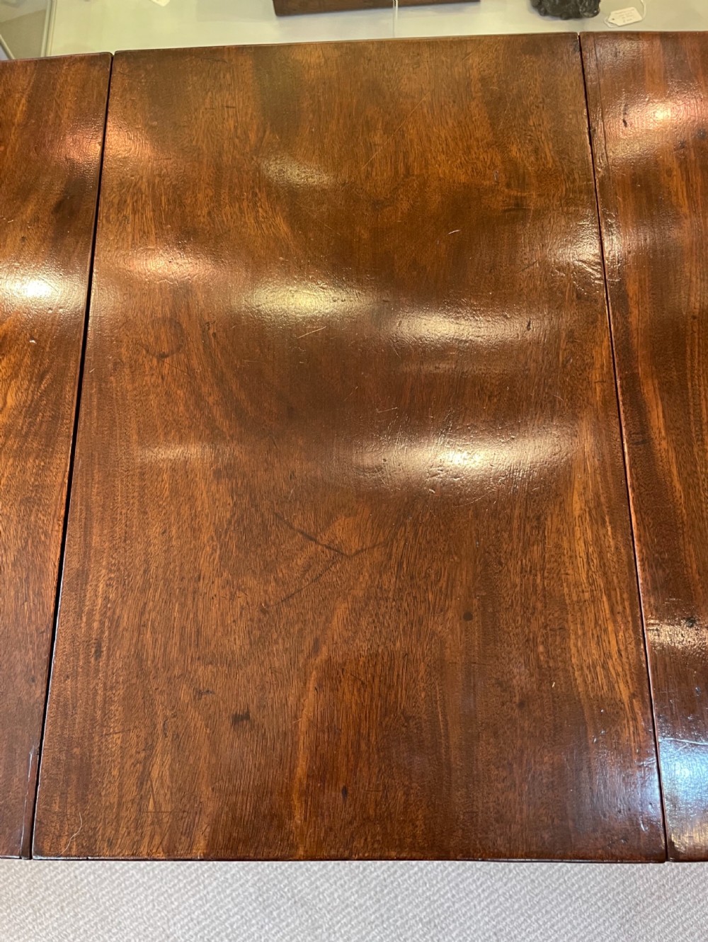 Georgian mahogany drop leaf table c1800 View XII