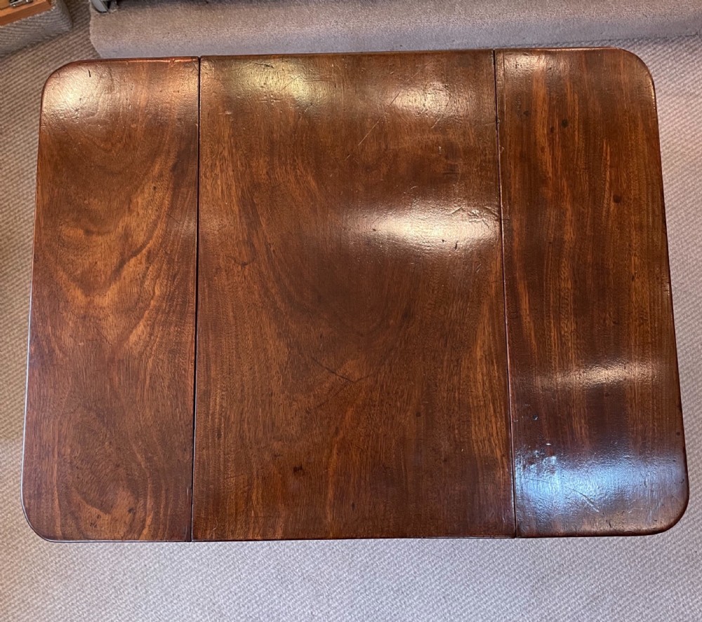Georgian mahogany drop leaf table c1800 View XIV