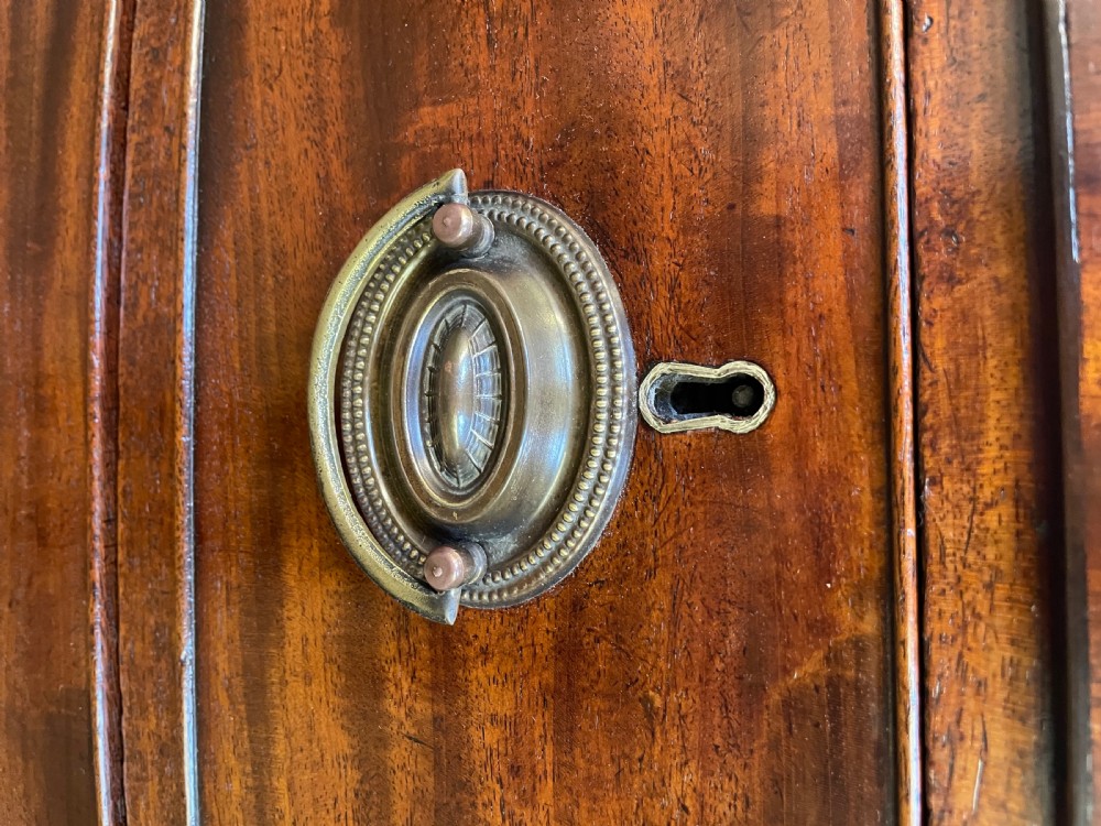 Georgian mahogany bowfront chest of drawers c1820 View X