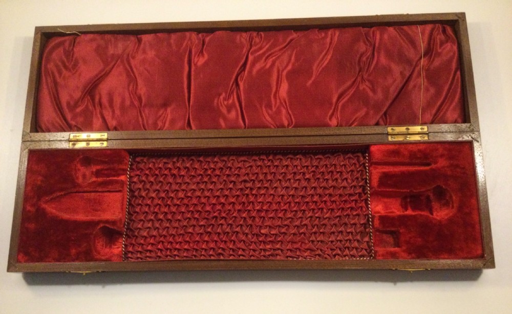 Late 19thC boxed 3 piece carving set c1870 View X