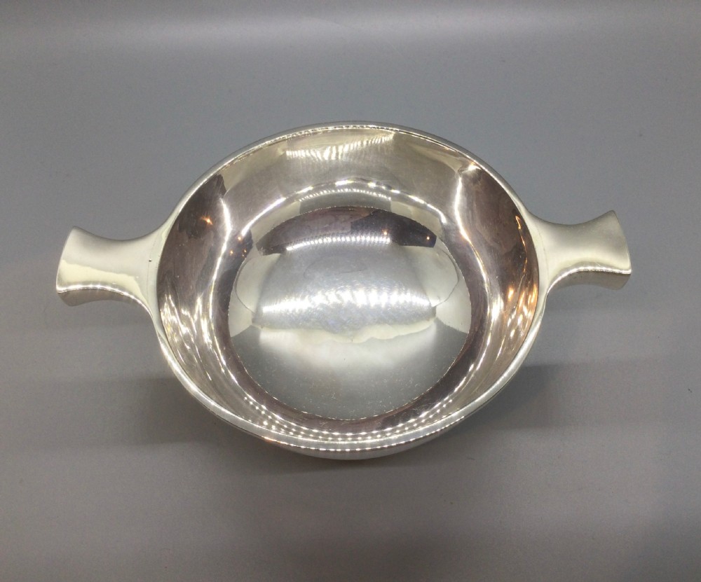 Late Victorian silver quaich bowl Chester 1899 GEORGE NATHAN and RIDLEY HAYES View II
