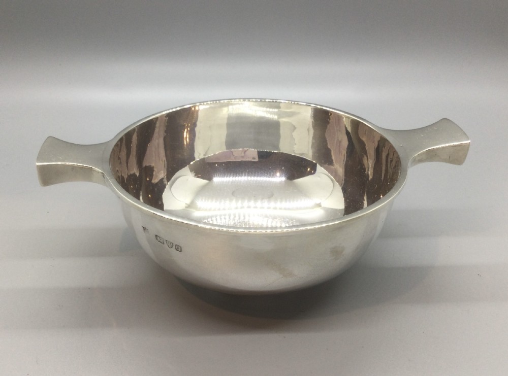 Late Victorian silver quaich bowl Chester 1899 GEORGE NATHAN and RIDLEY HAYES View VI