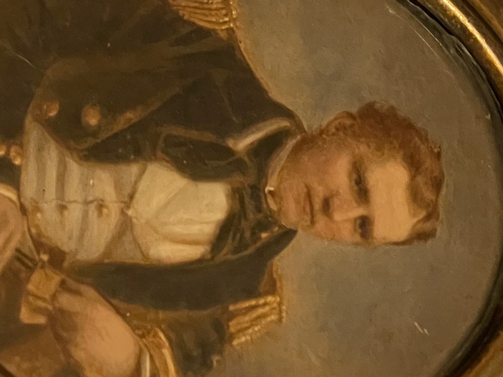 Early 19thc miniature portrait of a naval officer c1805 View IV