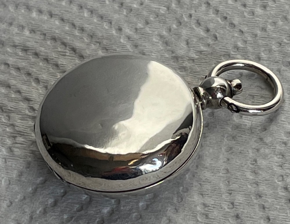 Edwardian silver sovereign case Birmingham 1905 WILLIAM HAIR HASELER