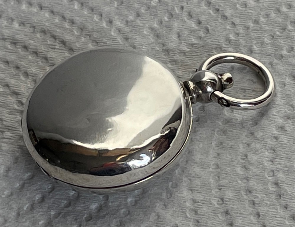 Edwardian silver sovereign case Birmingham 1905 WILLIAM HAIR HASELER View II