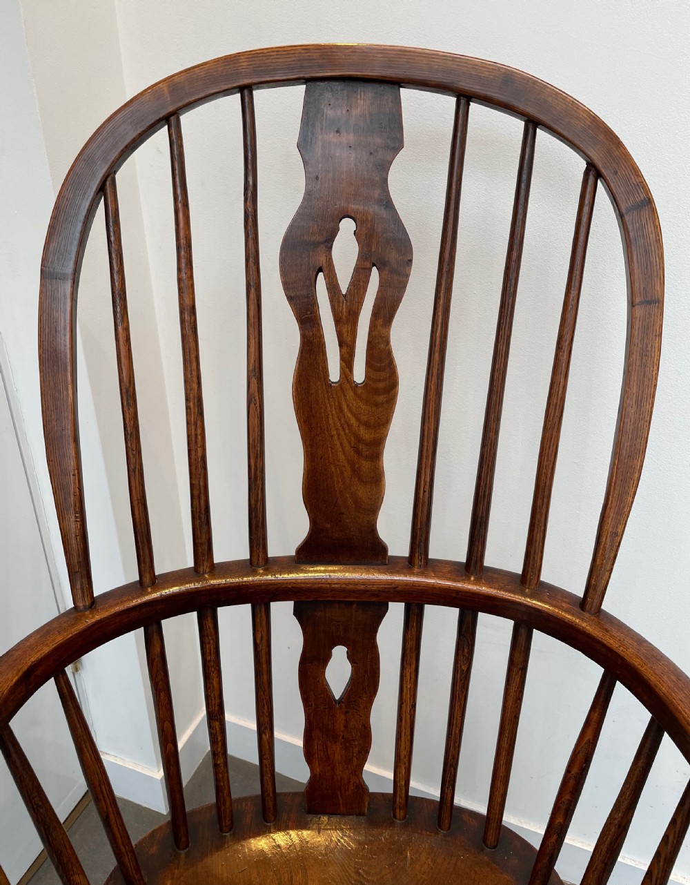 Late 19thc ash and elm Windsor chair c1890 View II