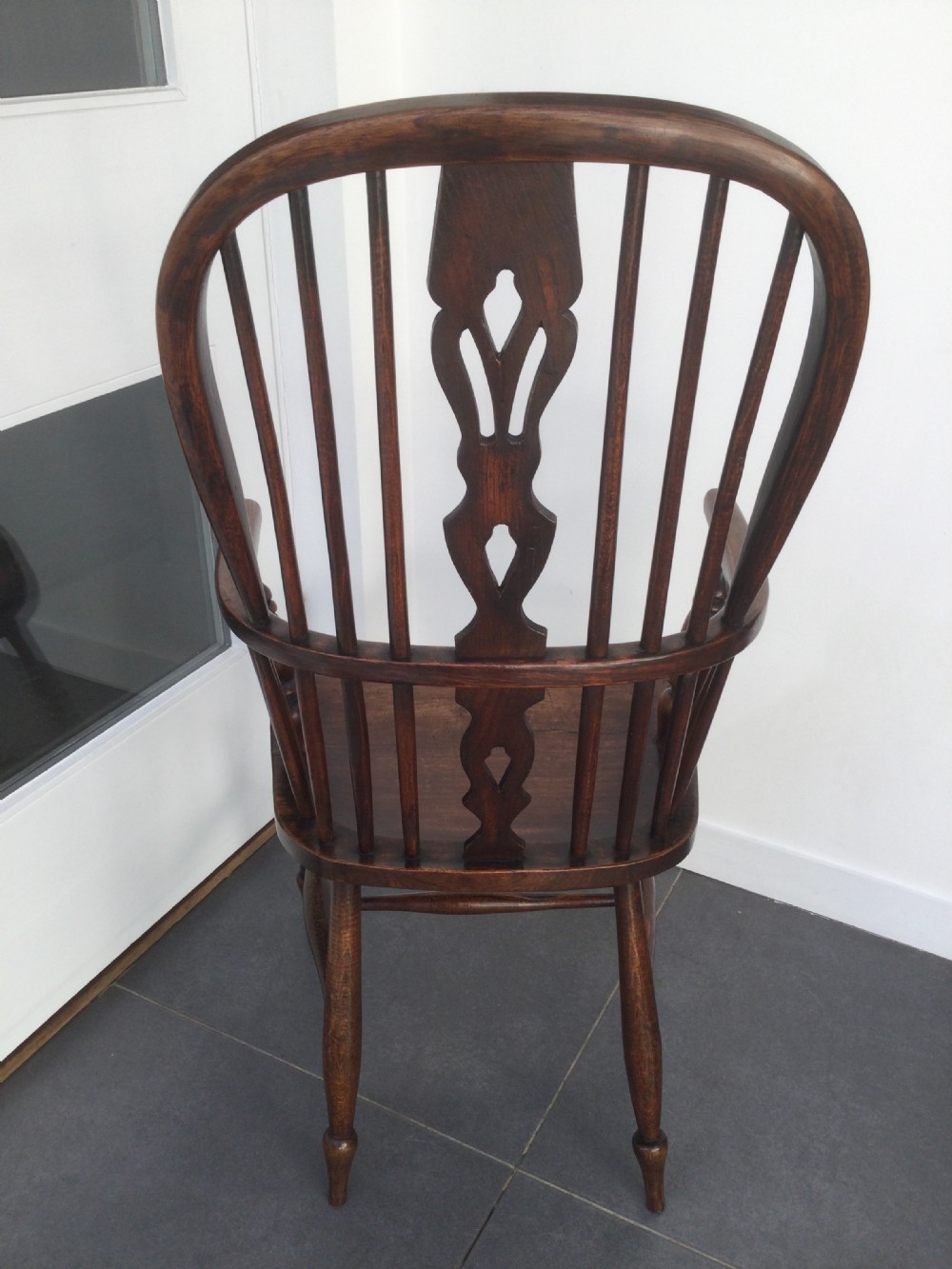Late Victorian hoop back Windsor chair c1900 View VIII