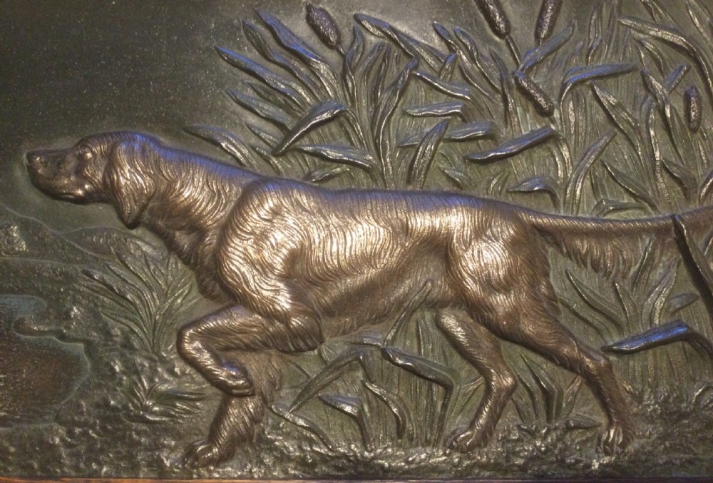 19thC French bronze plaque c1880 View II