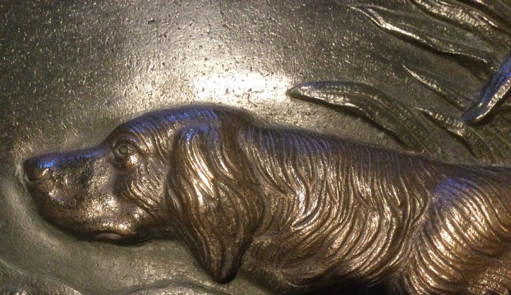 19thC French bronze plaque c1880 View VII