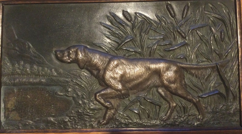 19thC French bronze plaque c1880 View VIII
