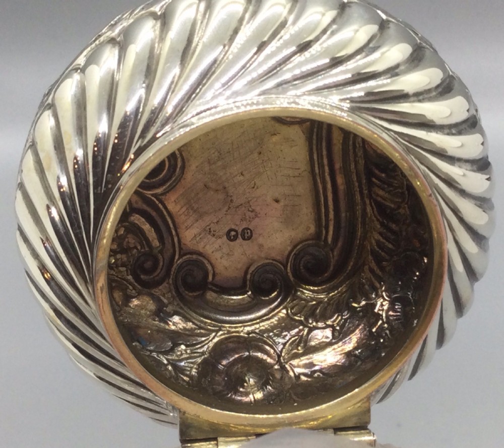 Late Victorian Silver mounted square scent bottle Birmingham 1889 View XII
