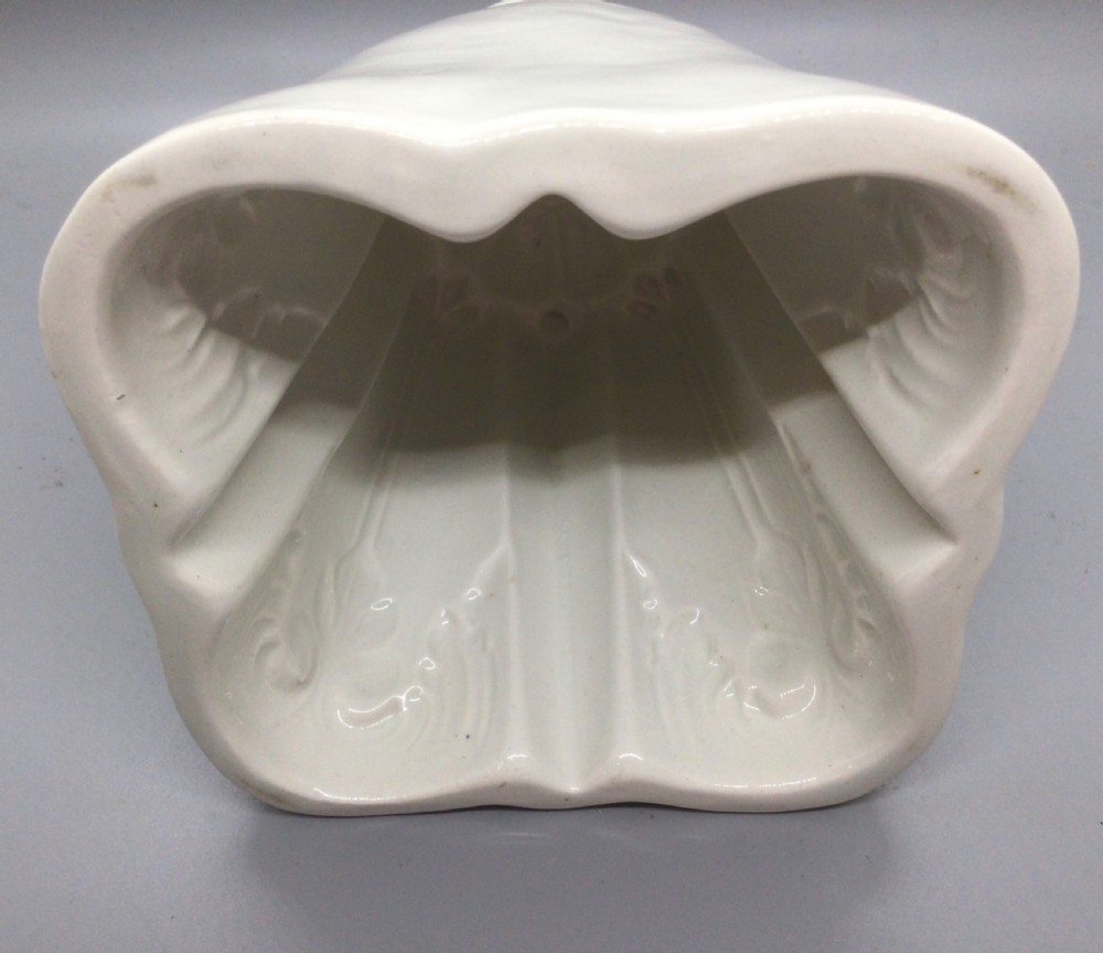 Late Victorian stoneware tall jelly mould c1880 View VI